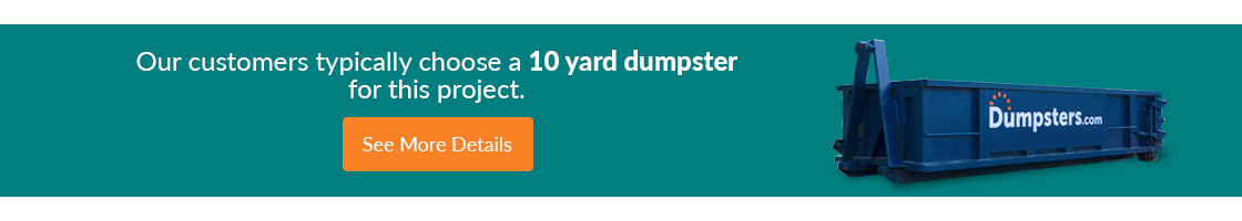 10 Yard Dumpster Banner